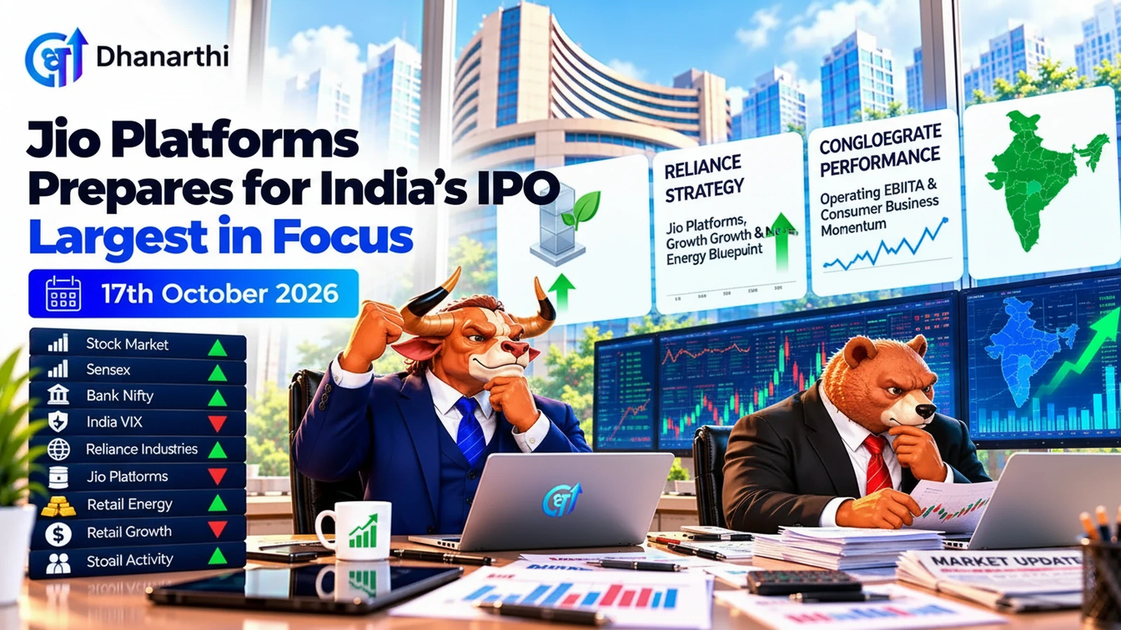 Jio Platforms Prepares for India's Largest IPO; HDFC Bank Q2 Results in Focus