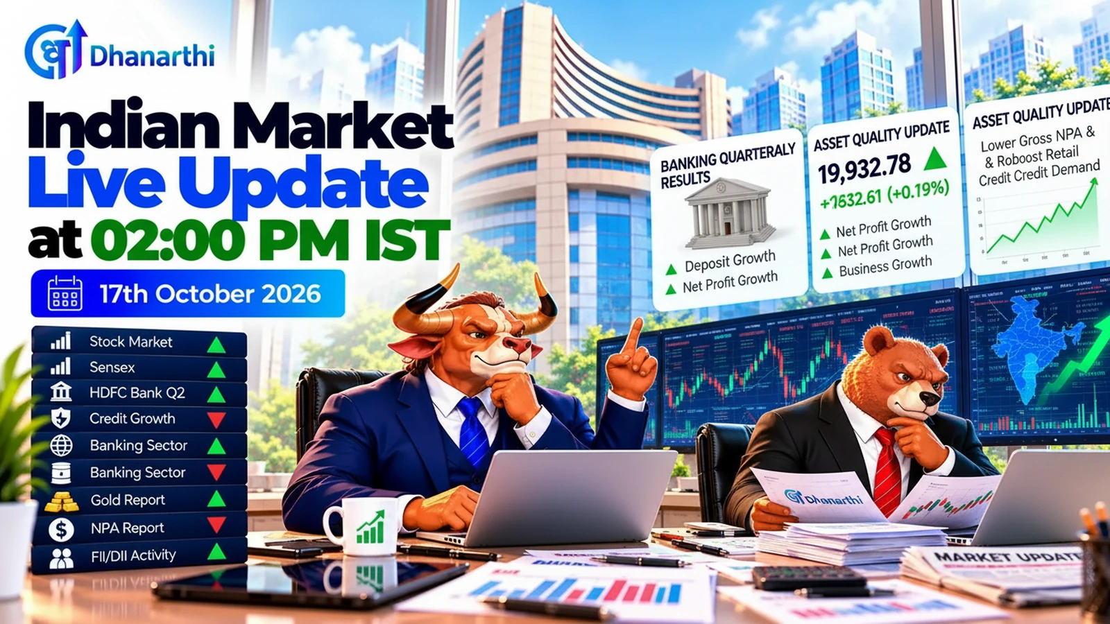 Indian Market Live Update at 02:00 PM IST