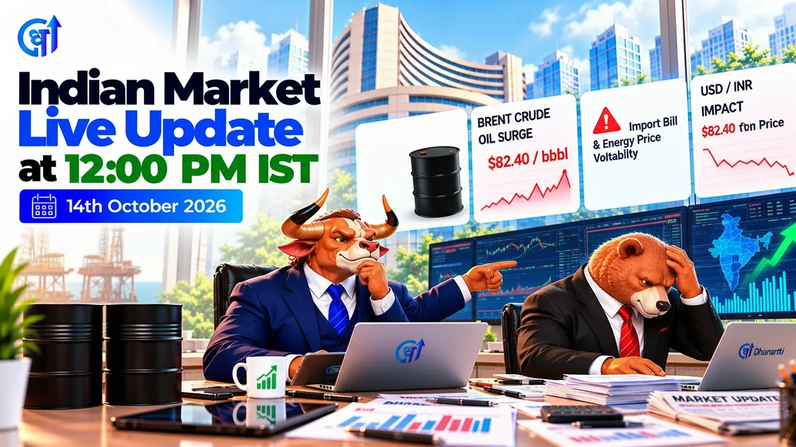 Indian Market Live Update at 12:00 PM IST